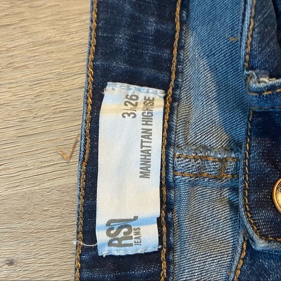 High Waisted Dark Wash Ripped Jeans - Picture 3 of 3